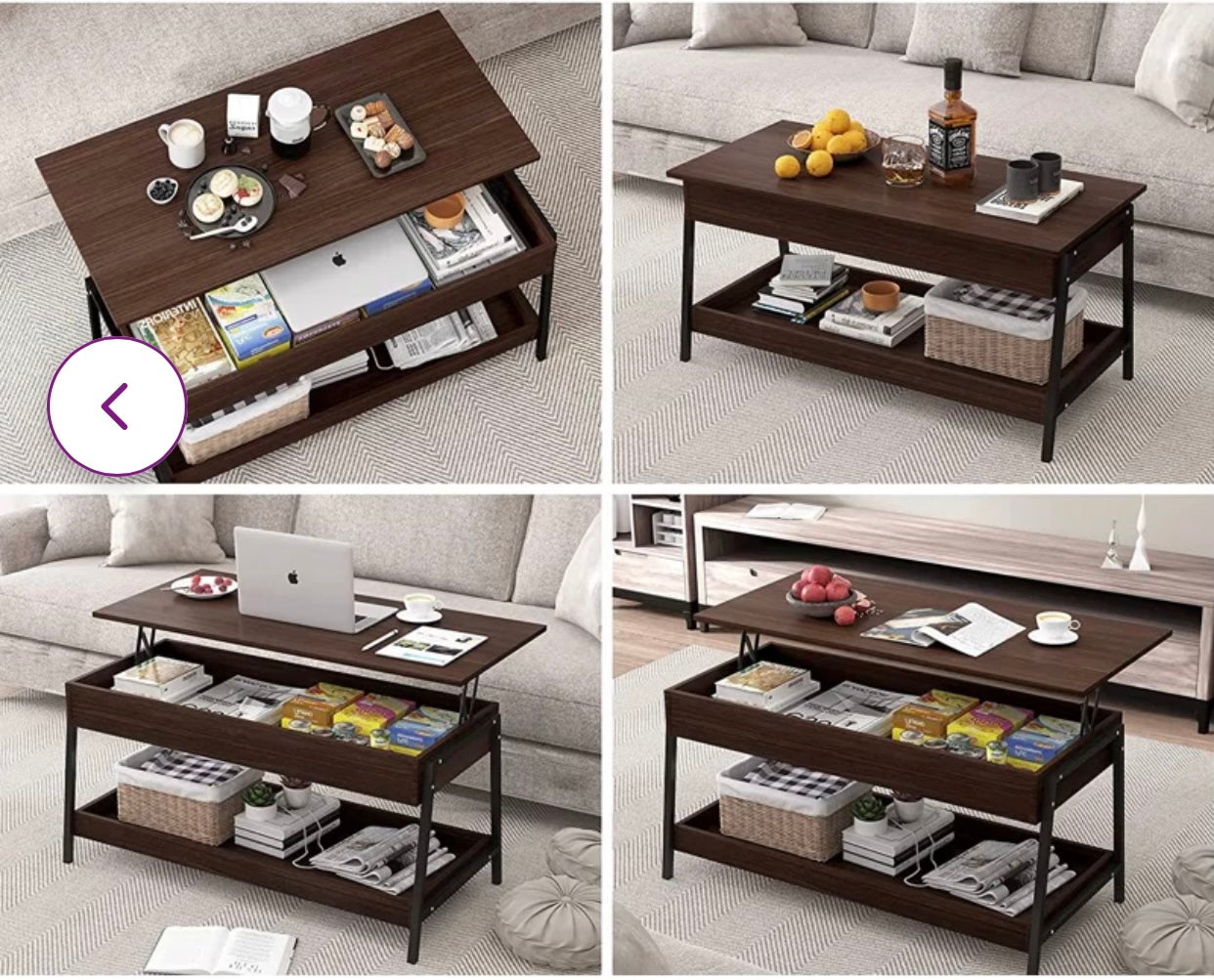 Wooden Coffee Table/Modern Coffee Table With Storage