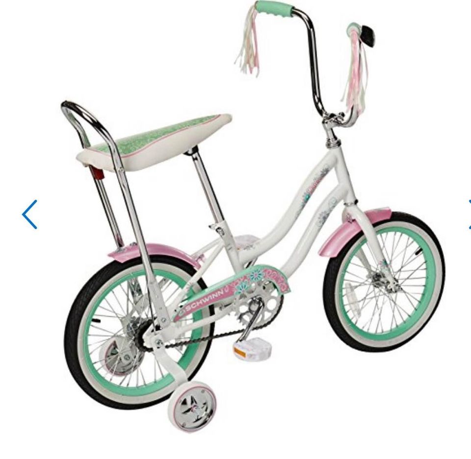 Jasmine 16-Inch Bicycle, White Kid Bike With Training Wheel