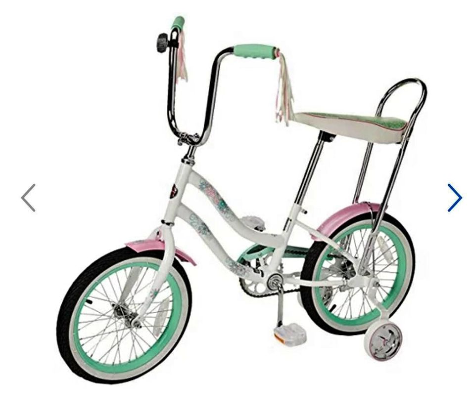 Jasmine 16-Inch Bicycle, White Kid Bike With Training Wheel