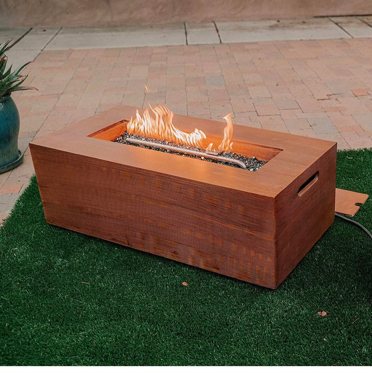 Brand New in Box 42"L Rectangular Propane Gas Smokeless Fire Pit