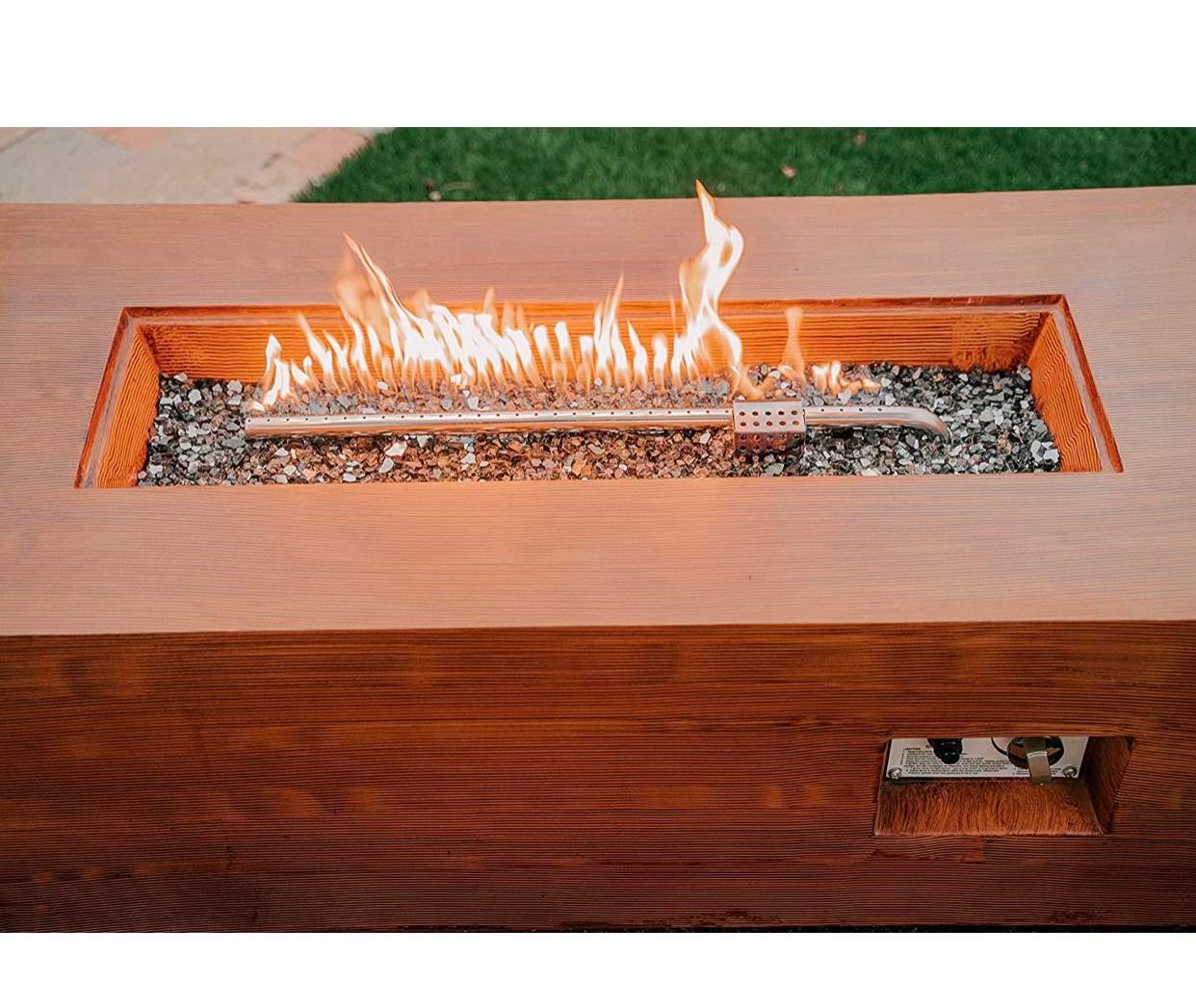 Brand New in Box 42"L Rectangular Propane Gas Smokeless Fire Pit