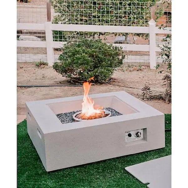 Modern Stylist Grey Fire Pit/ Propane Fire Pit/outdoor fire pit