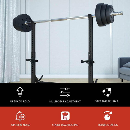 Brand New Multifunctional Squat Rack Stand, Adjustable Barbell Rack, Bench Press Rack